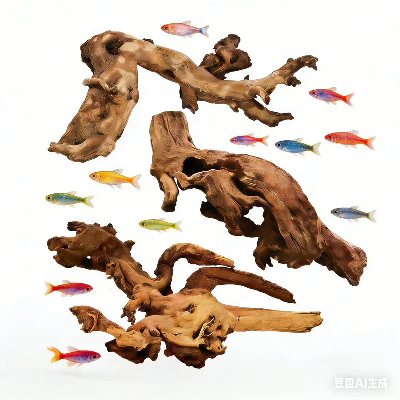 Aquarium Plant Roots - Kayu Apung Alami untuk Dekorasi Akuarium,