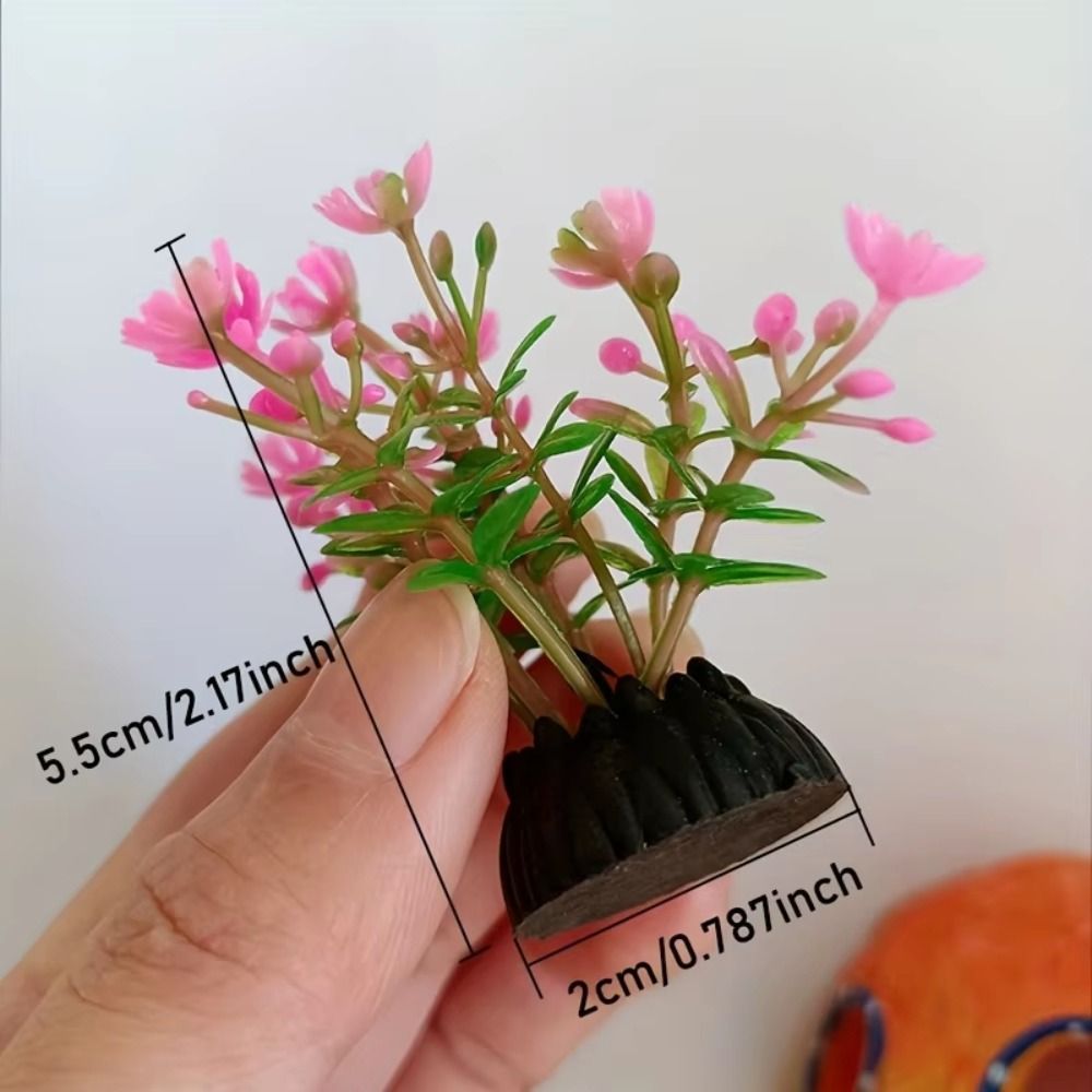 Aquarium Planted Background - Tanaman Akuarium Plastik Buatan Tinggi 4-8cm