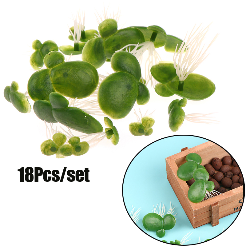 Aquarium Plant Roots - 18 buah/set dekorasi tangki ikan akuarium