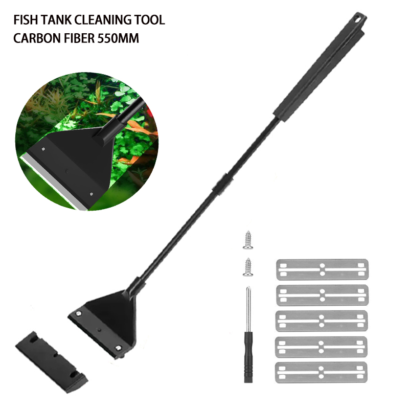 Planted Aquarium Maintenance Kit - Alat Pembersih Akuarium, Pengikis Alga Dua