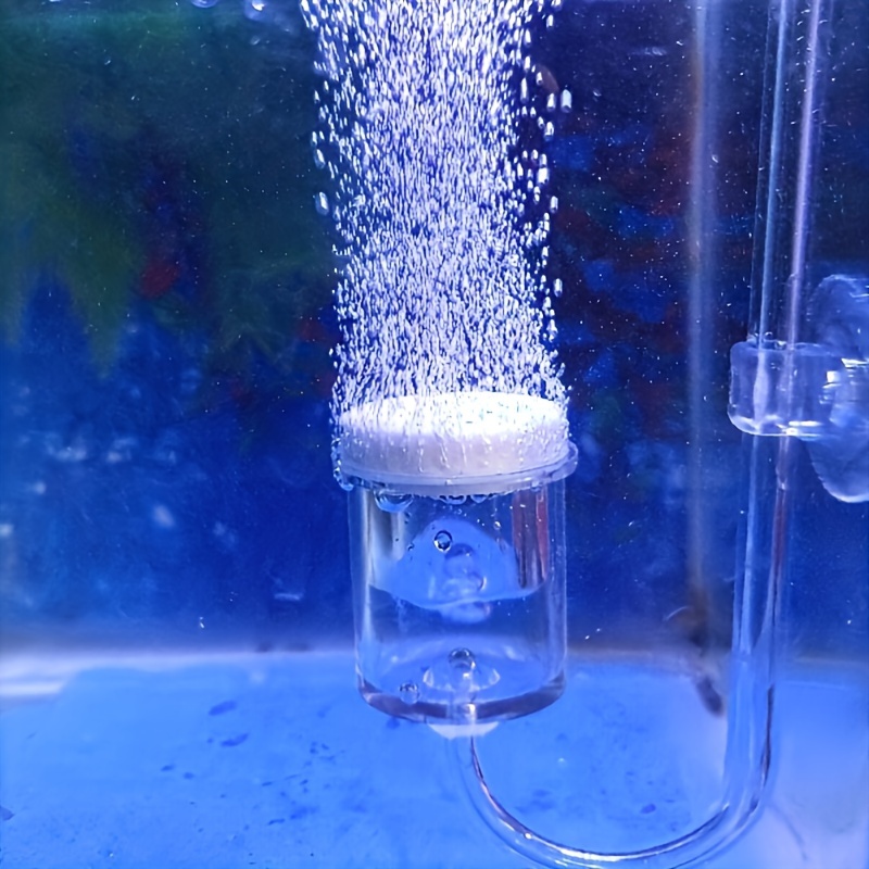Aquarium Plant No Co2 - Aquarium kaca CO2 Atomizer Diffuser, pengukur