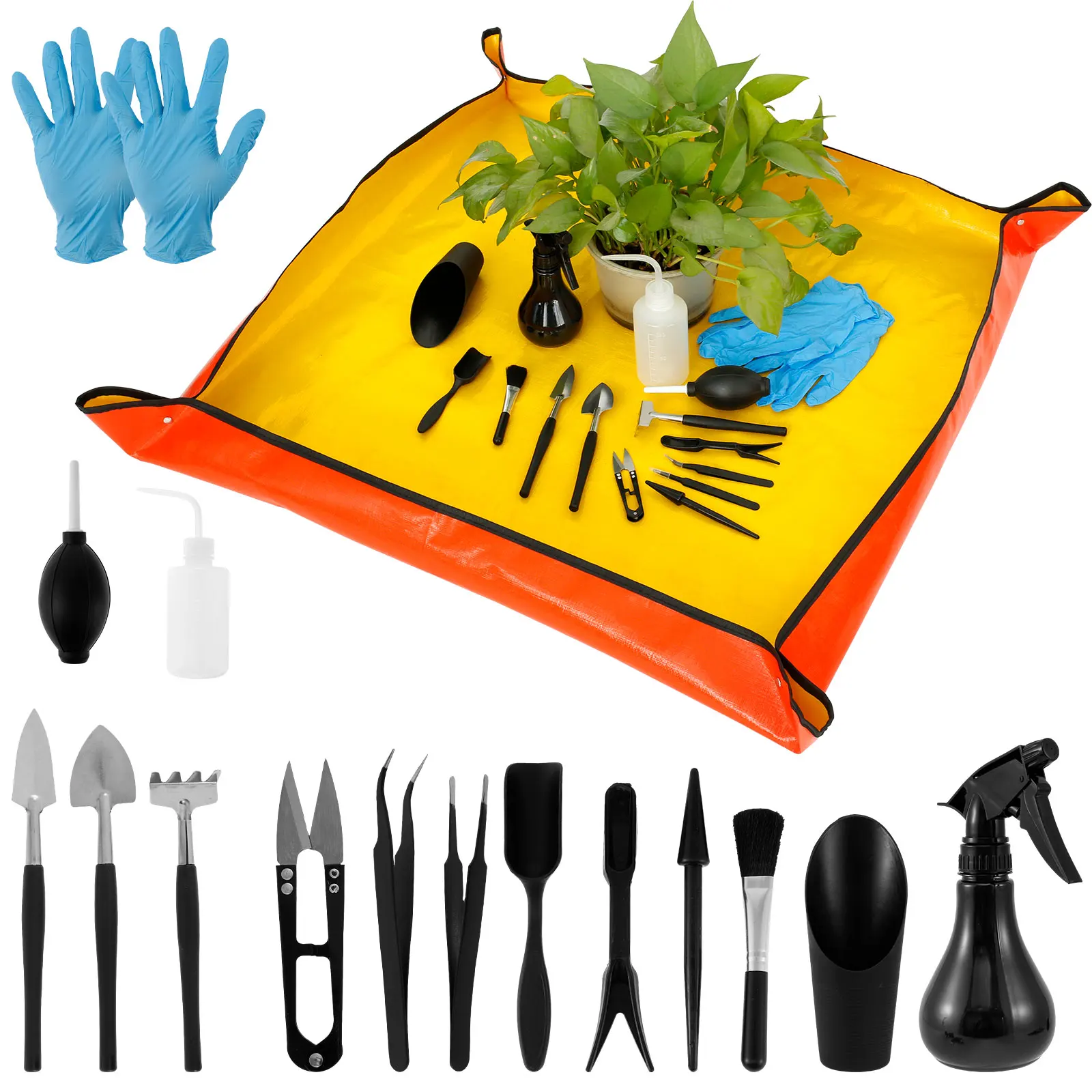 Planted Aquarium Tools - Alat tanaman sukulen 13/16 buah, peralatan