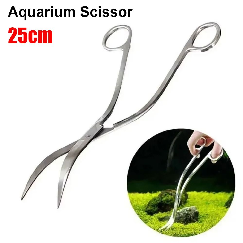 Planted Aquarium Tools - 1 Buah Gunting Akuarium Baja Tahan