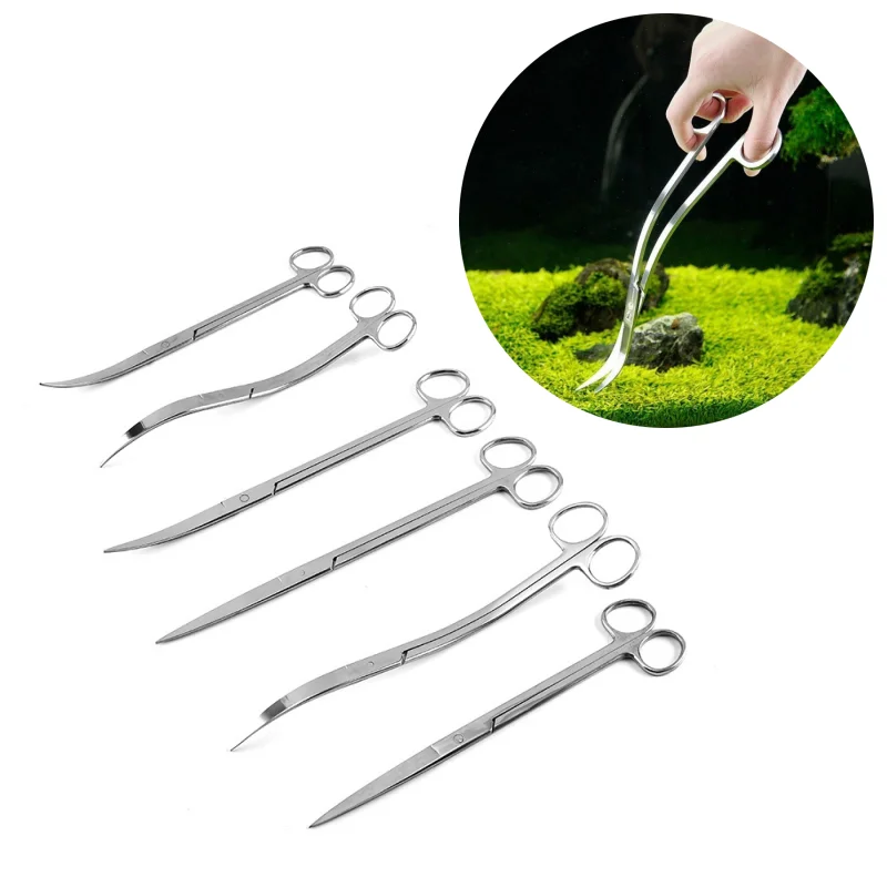 Planted Aquarium Maintenance Kit - Gunting akuarium, peralatan tangki ikan penjepit