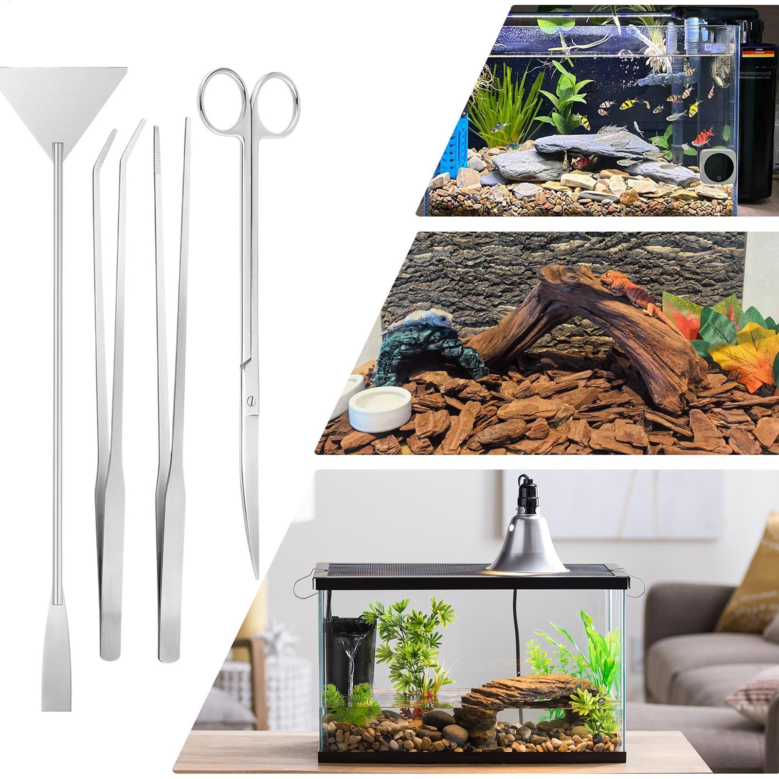 Planted Aquarium Maintenance Kit - 4 Buah Kit Alat Akuarium Set