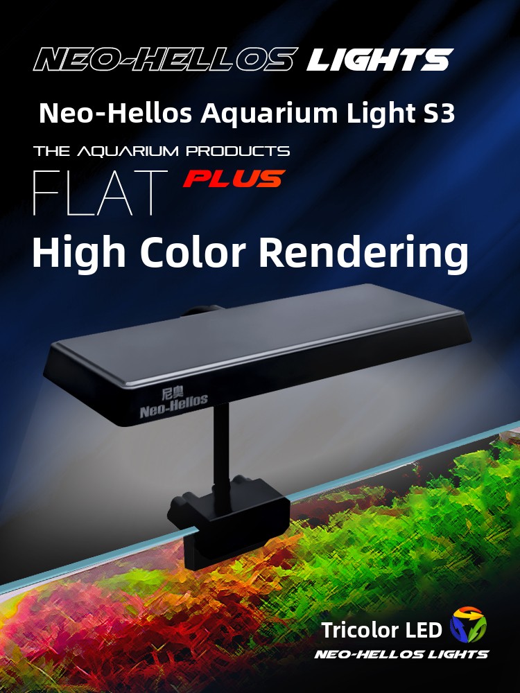 Planted Aquarium Algae - Lampu LED Spektrum Penuh Neo S3