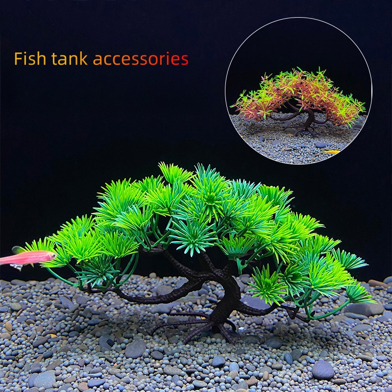 Planted Aquarium For Goldfish - Pohon bonsai akuarium, tanaman, dekorasi tangki