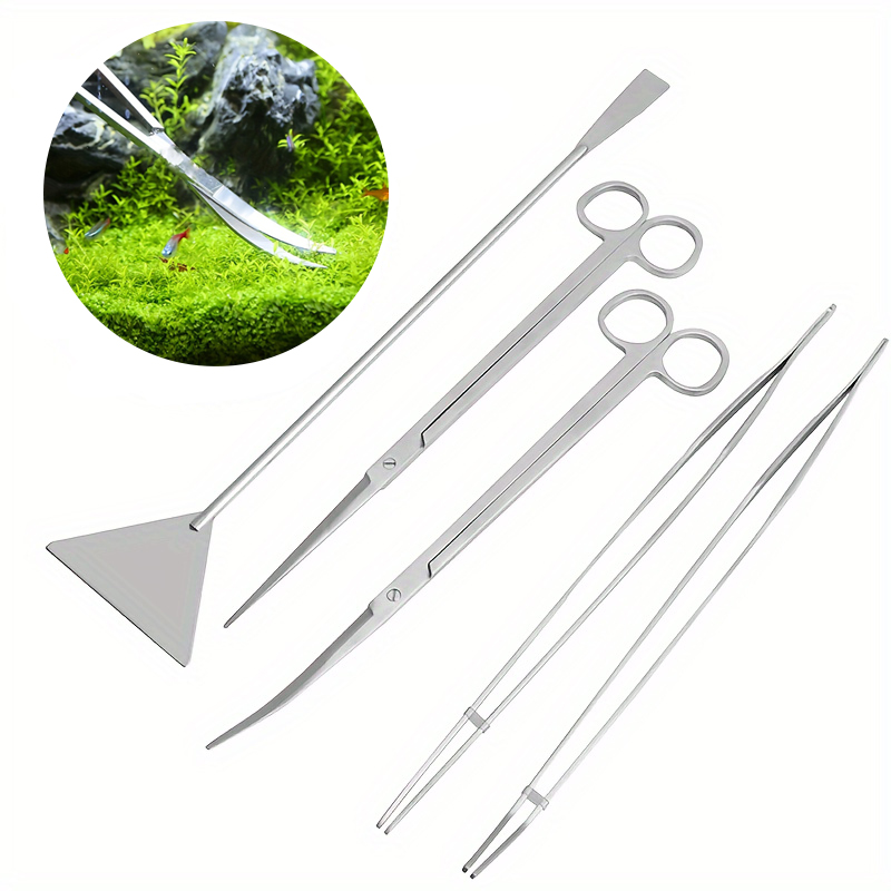 Planted Aquarium Maintenance Kit - Set alat pangkas tanaman akuatik, gunting