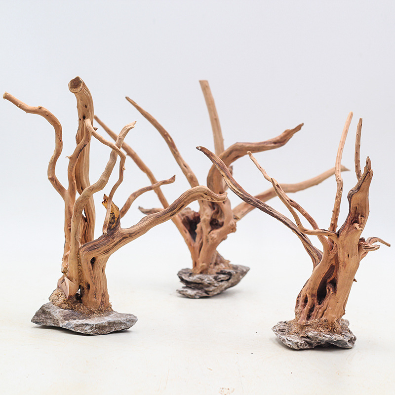 Aquarium Plant Roots - 1 Buah Hiasan Kayu Lanskap Akuarium