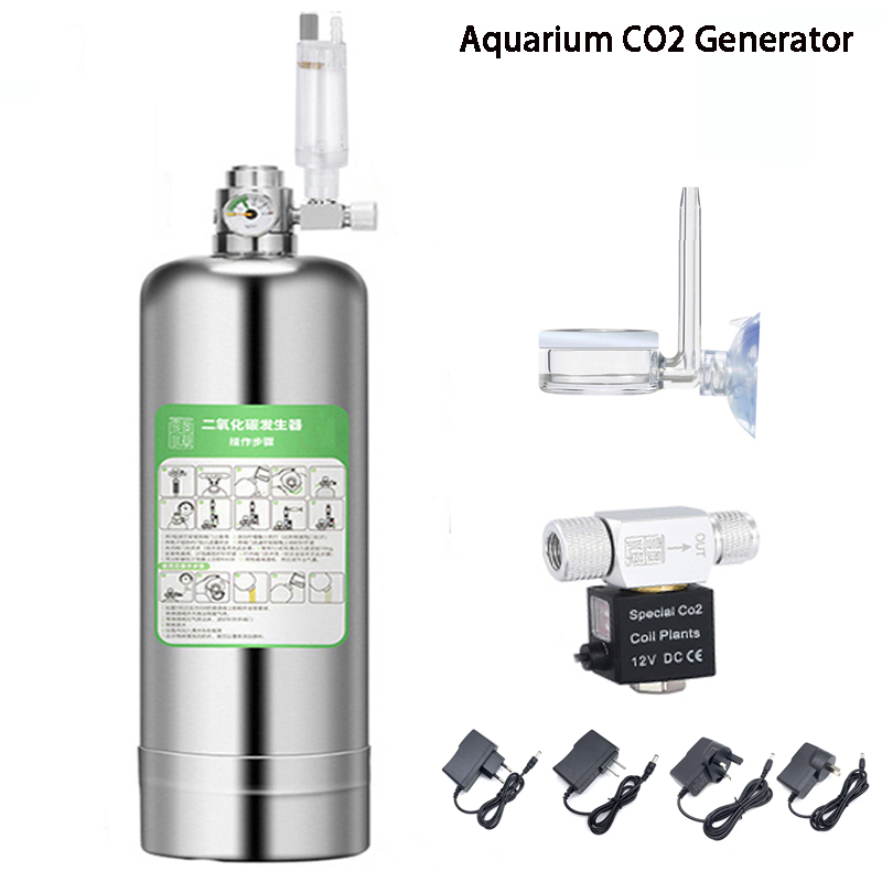 Aquarium Plant No Co2 - Kit sistem penghasil CO2 akuarium baja