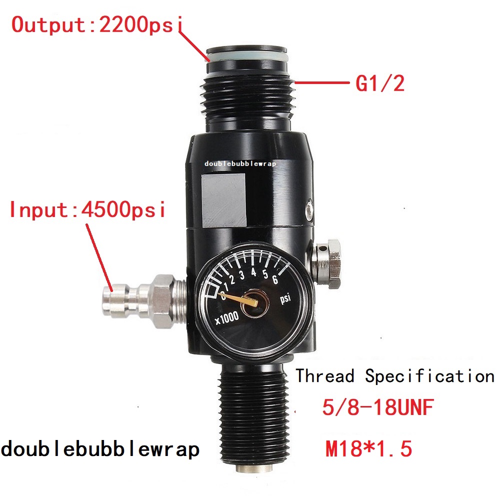 Aquarium Plant No Co2 - Katup Regulator 5/8-18unf atau M18 *