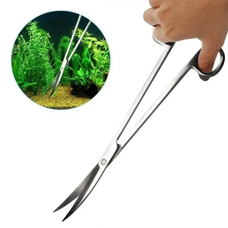 Planted Aquarium Maintenance Kit - Gunting akuarium, alat pembersih ekstra panjang