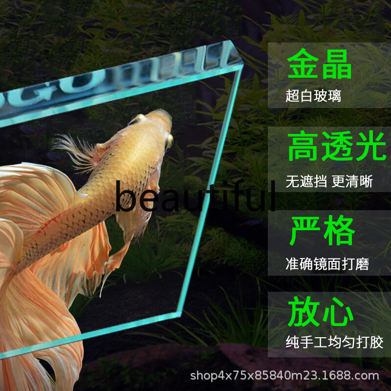 Akuarium kaca ultra-putih Jinj - Planted Aquarium For Goldfish ulasan dan harga