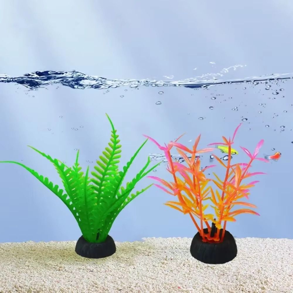 Tanaman Akuarium Plastik Buata - Aquarium Planted Background ulasan dan harga