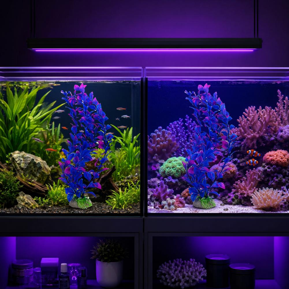 Tanaman Air Buatan dengan Alas - Planted Aquarium For Goldfish ulasan dan harga