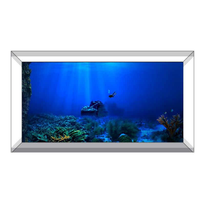 Stiker dekorasi latar belakang - Aquarium Planted Background ulasan dan harga