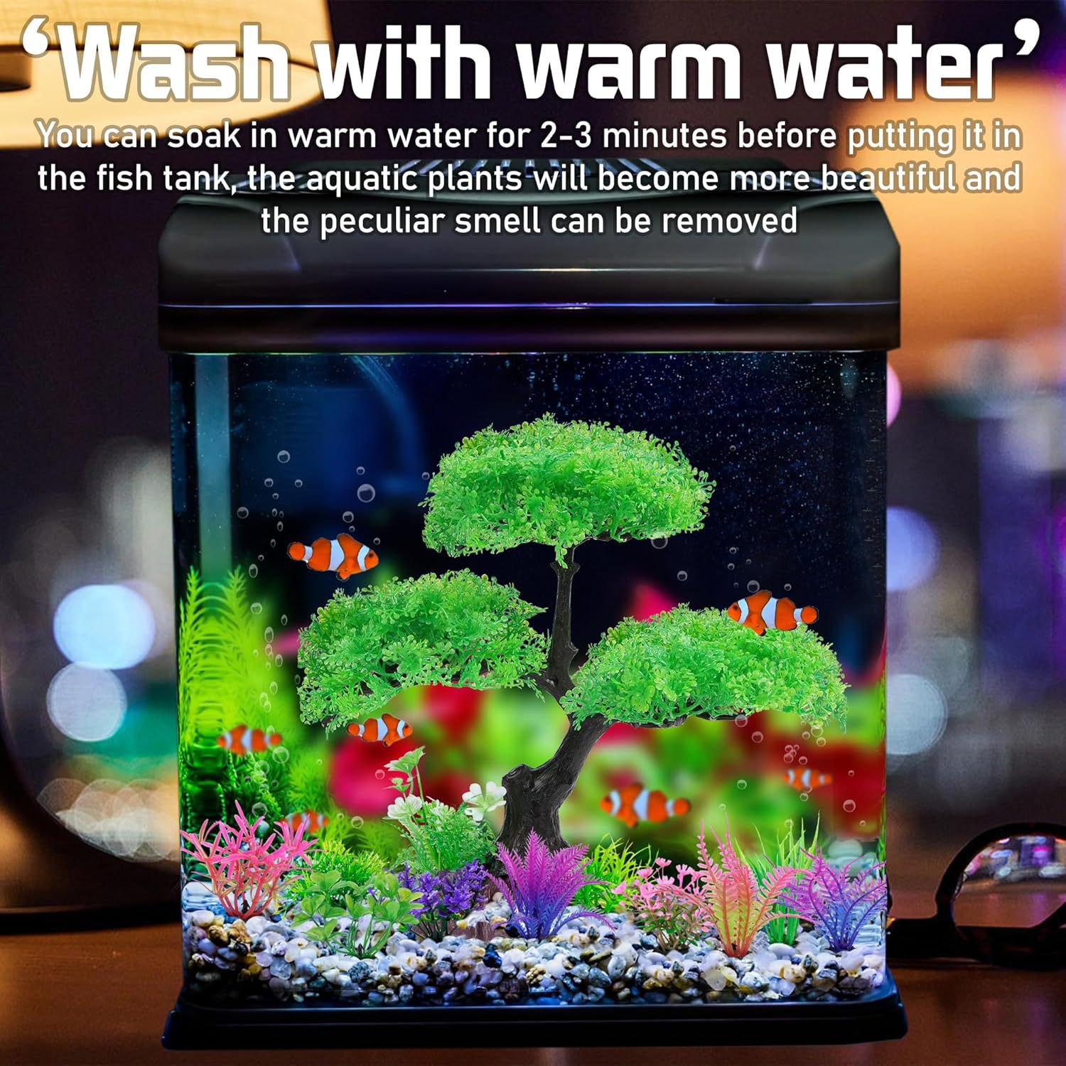 11/10 Buah Set Dekorasi Tanama - Planted Aquarium For Goldfish ulasan dan harga