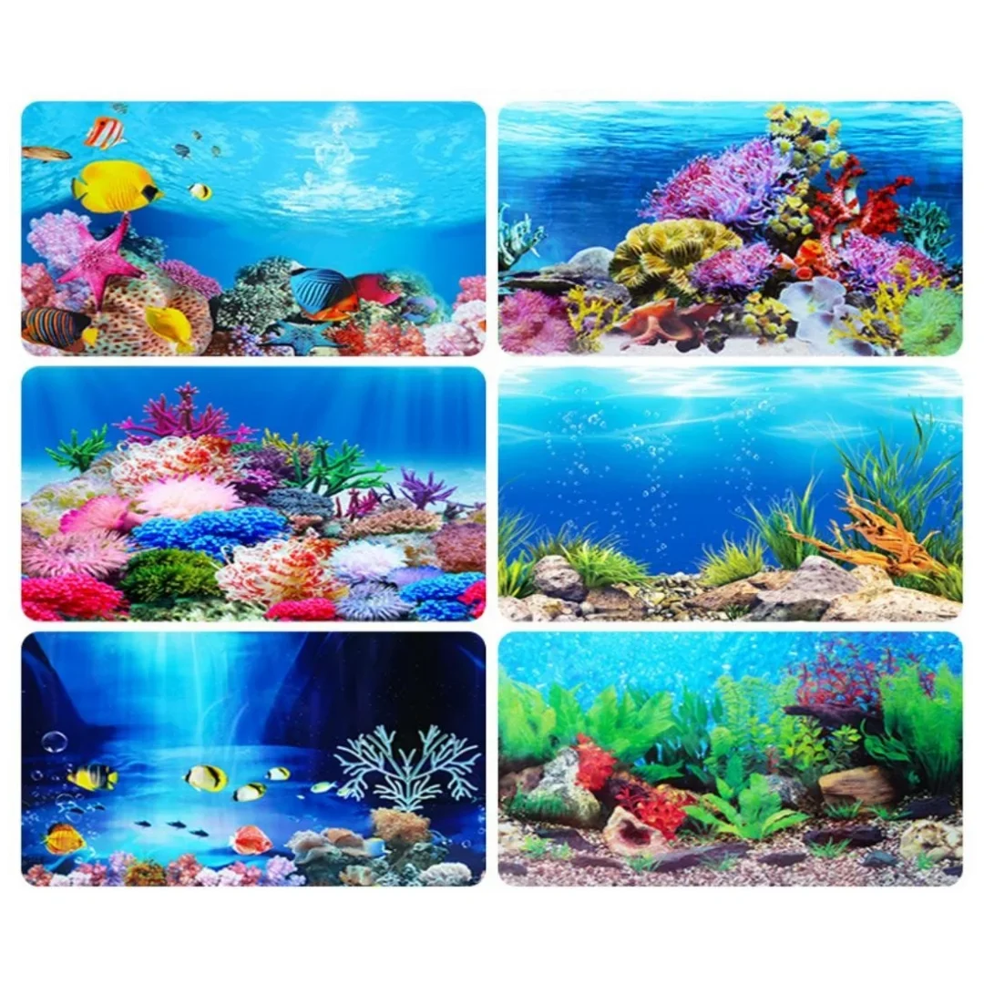 Latar belakang akuarium 3D sti - Aquarium Planted Background ulasan dan harga