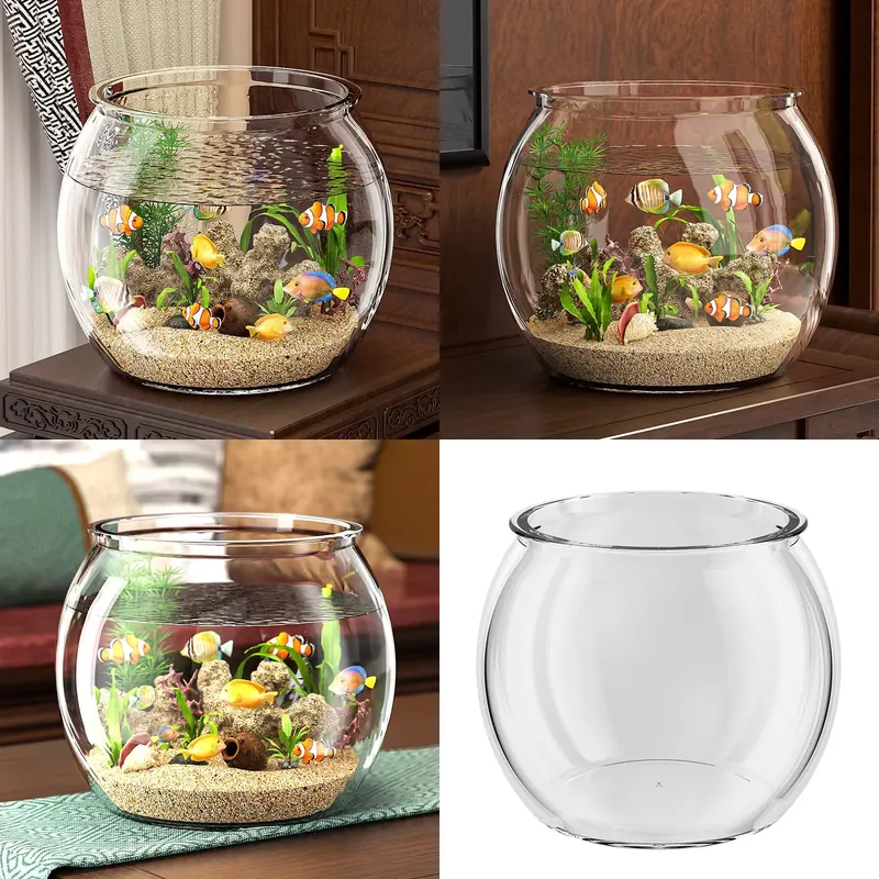 Akuarium Meja Plastik Transpar - Planted Aquarium For Goldfish ulasan dan harga