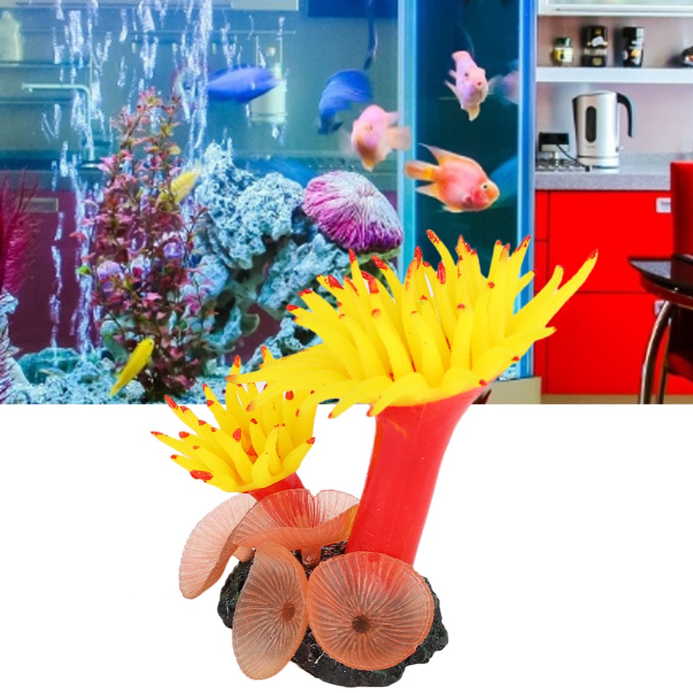 Tanaman Buatan Warna Cerah Kar - Aquarium Planted Background ulasan dan harga