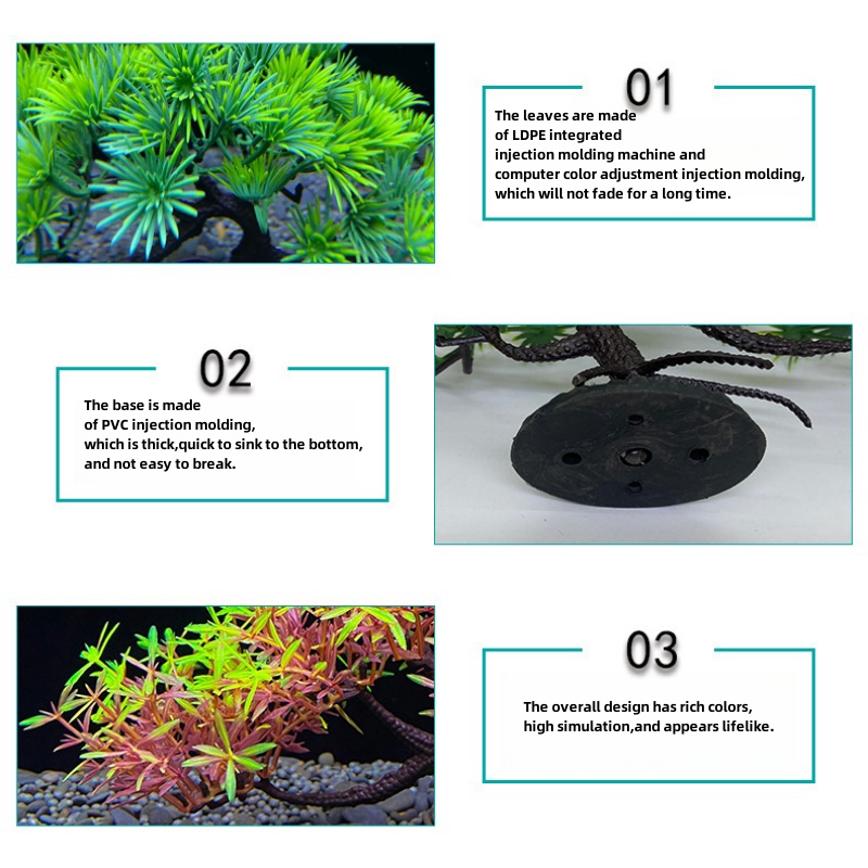 Pohon bonsai akuarium, tanaman - Planted Aquarium For Goldfish ulasan dan harga