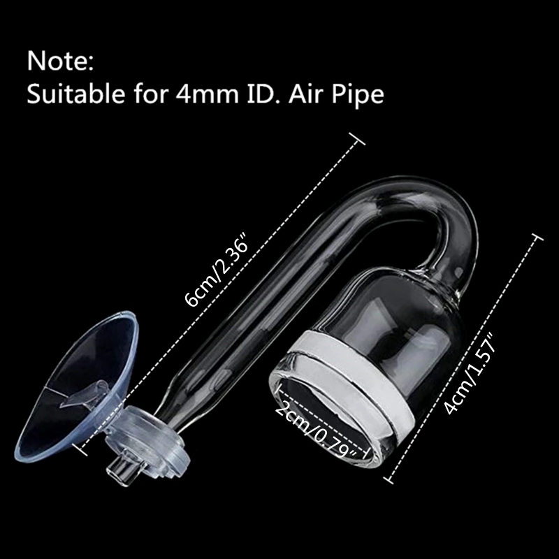 4 buah Set CO2 DIY Diffuser, u - Planted Aquarium Co2 Kit ulasan dan harga