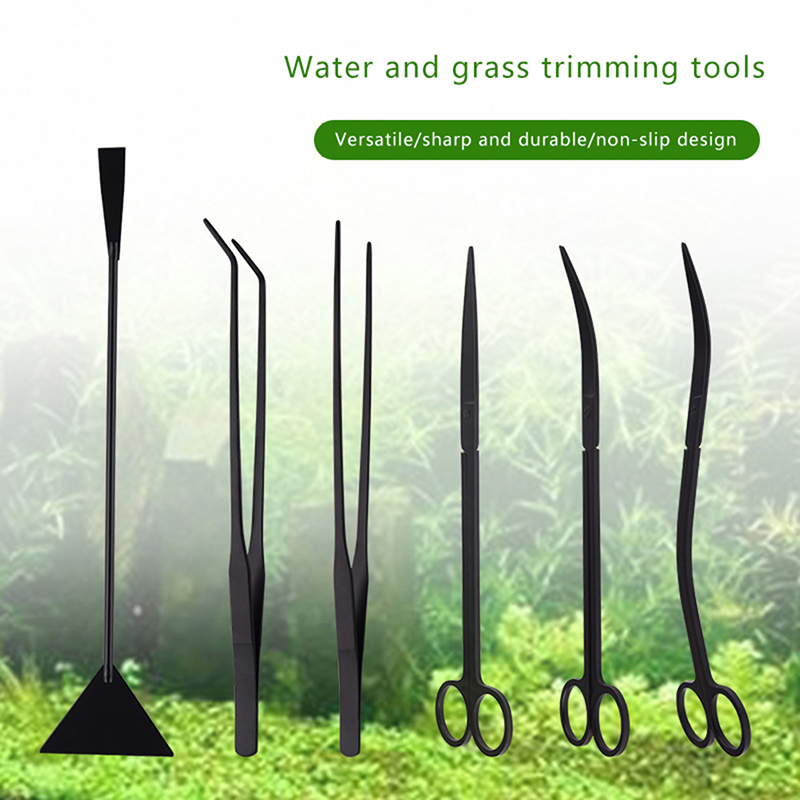 Set 4/5/6 buah alat tanaman ai - Planted Aquarium Maintenance Kit ulasan dan harga