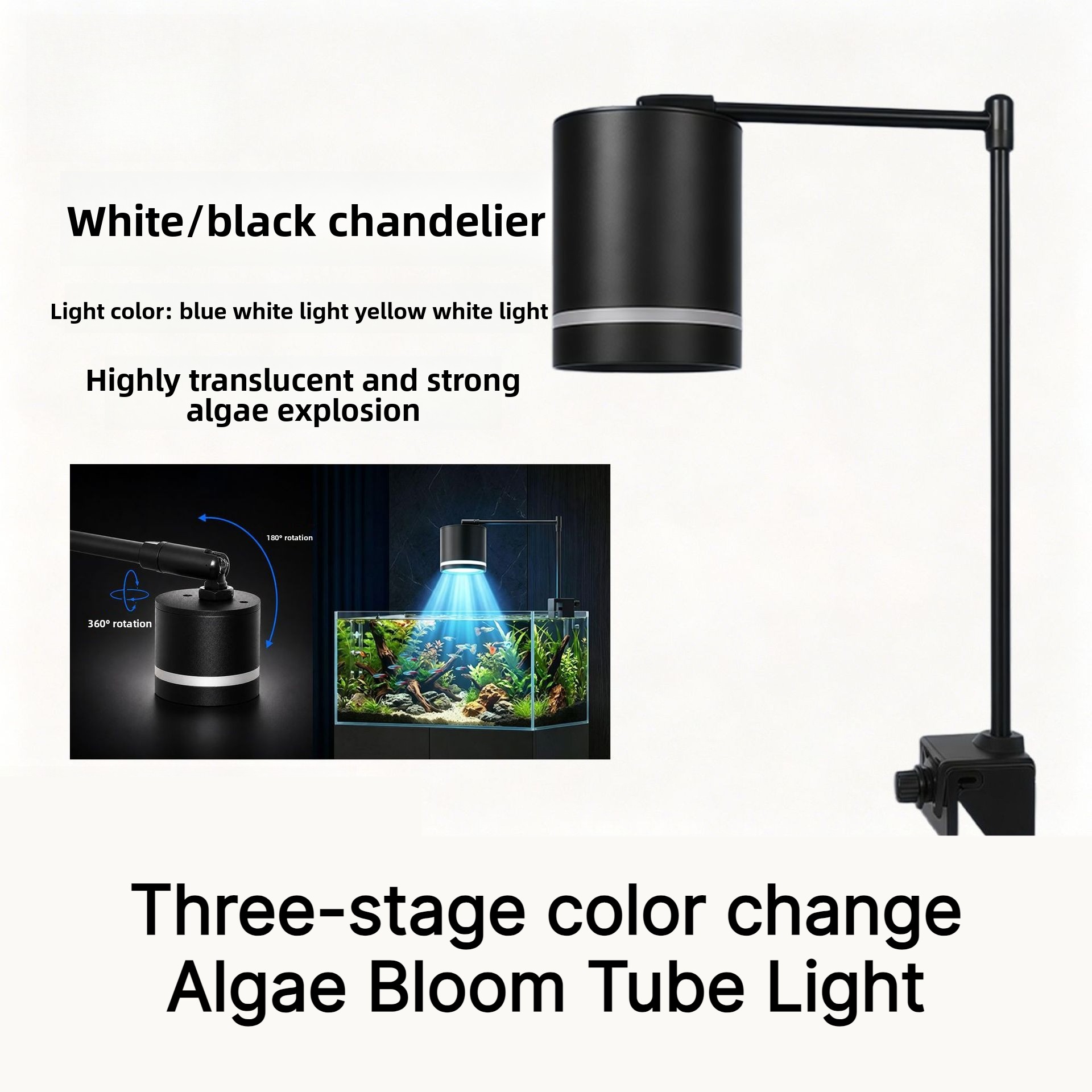 Lampu Sorot LED untuk Akuarium - Planted Aquarium Algae ulasan dan harga